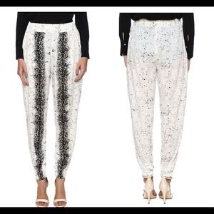 Beautiful stories snake print pants size medium
